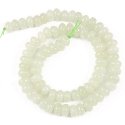 Natural Stone Rondelle Beads - 5x8mm Tourmaline, Citrine & Quartz Loose Beads for DIY Bracelets