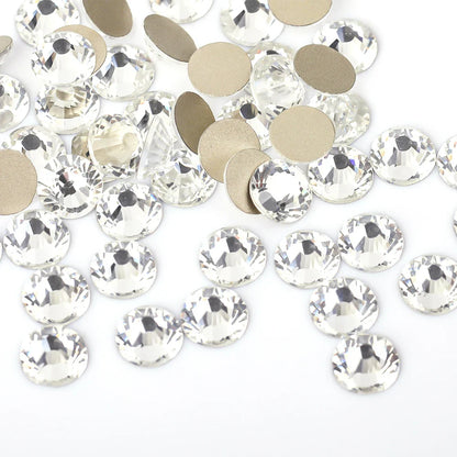 Super Glitter Crystal AB Rhinestones SS3–SS50 – Non-Hotfix Flatback Strass Stones for Nail Art, Fabric, Garment & DIY Decoration