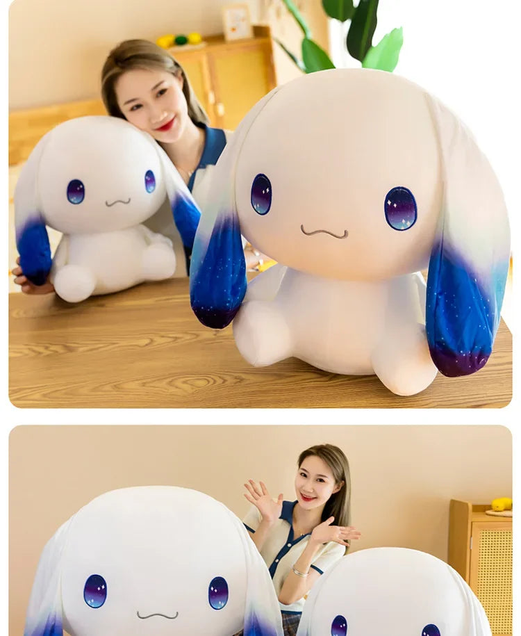 Sanrio Cinnamoroll Plush Doll – Kawaii Stuffed Toy with Pillow, Perfect Gift for Girls