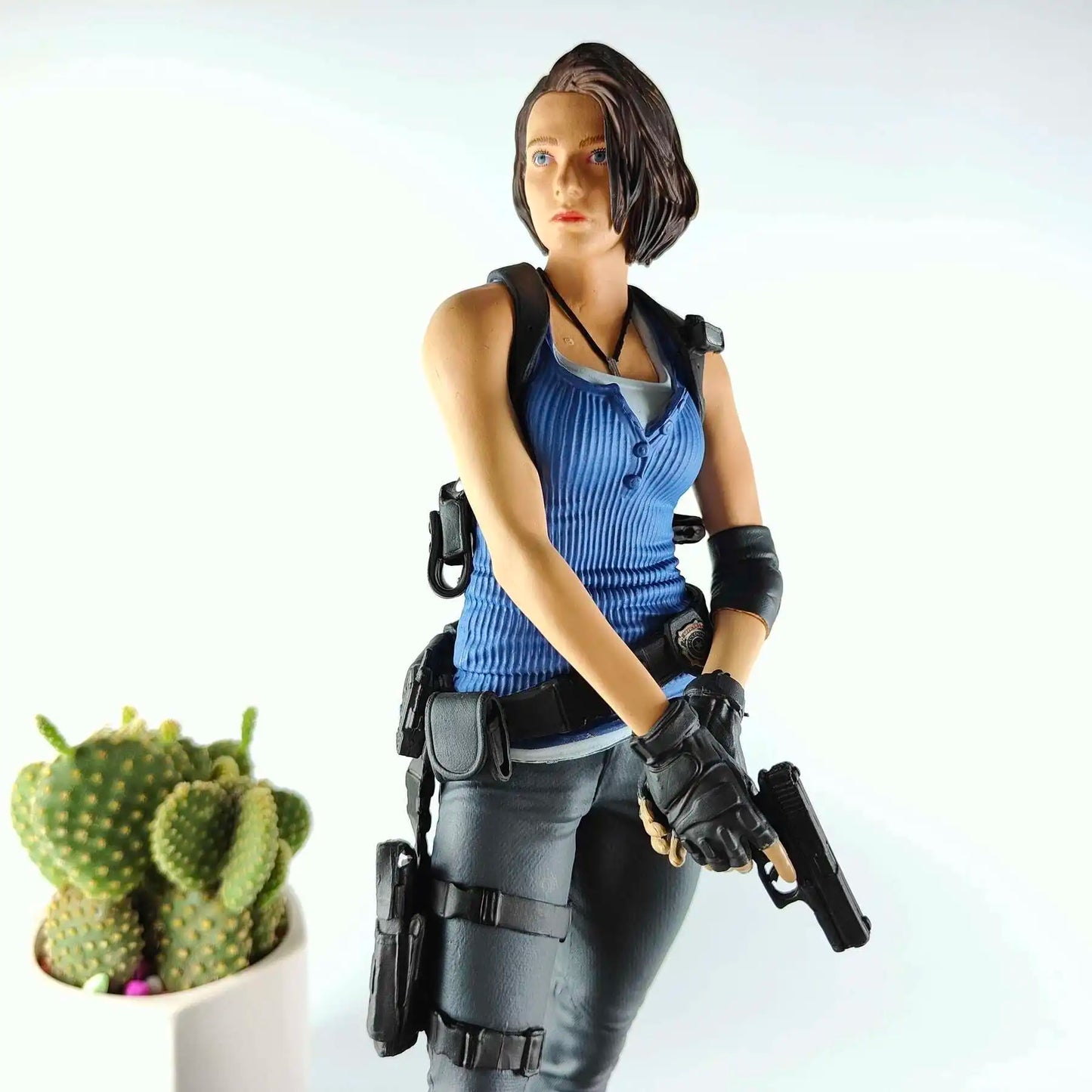 VALENTINE Jill & Leon Scott Kennedy 30cm Action Figure – Biohazard Evil Statue Collectible Toy