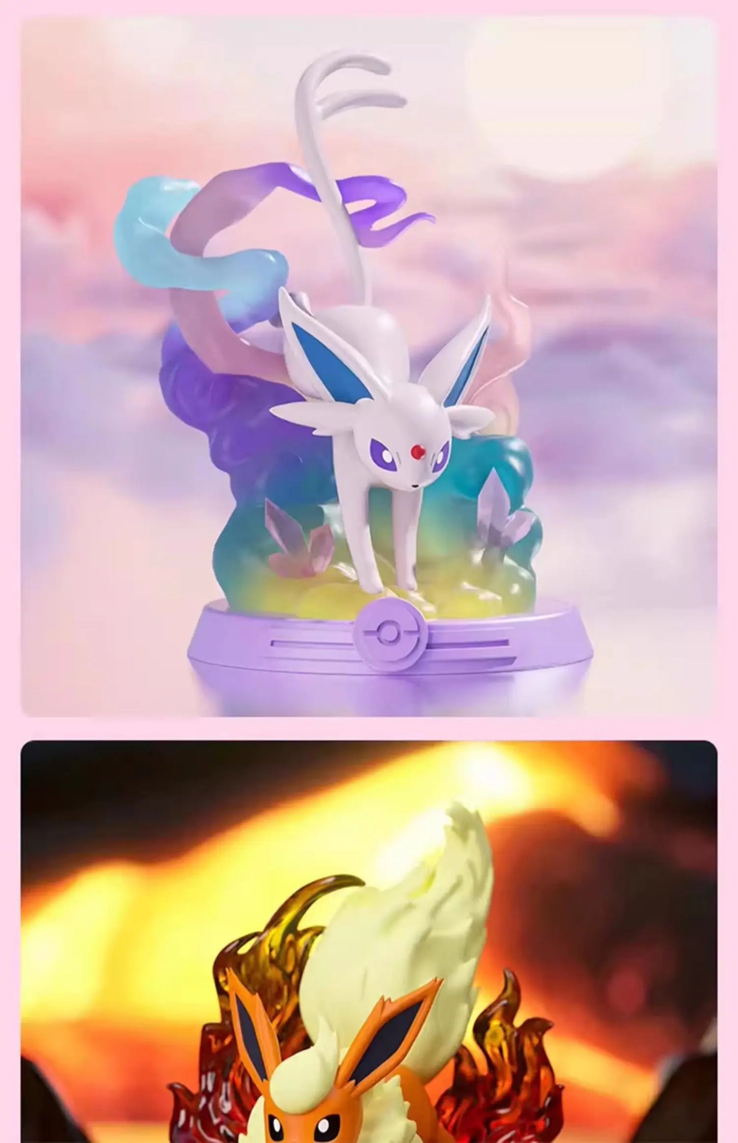 9-Style Pokemon Eeveelution Figures – Espeon, Sylveon, Glaceon, Leafeon, Vaporeon, Umbreon, Flareon Anime Pocket Monster Toy