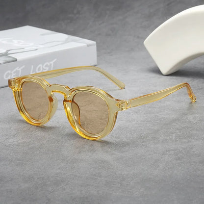 2025 Retro Round Small Frame Sunglasses — High-End UV Resistant Shades for Men & Women, Fashion Trend