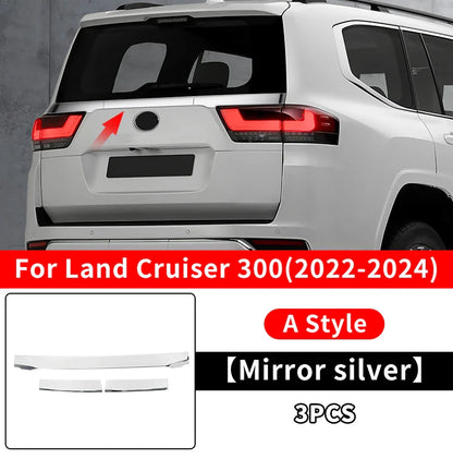 2021-2024 Toyota Land Cruiser 300 Tailgate Trim – Stainless Steel Interior Upgrade LC300 Accessories