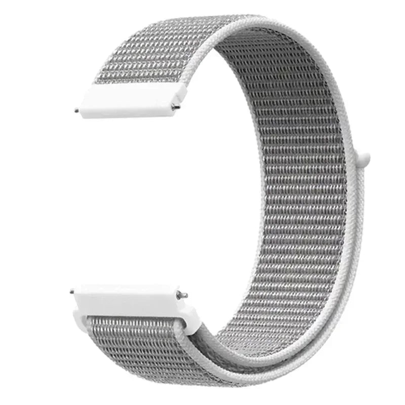 22mm Sport Nylon Loop Watch Band – Breathable Replacement Wristband for NORTH EDGE APACHE-46 Smartwatch, Durable Adjustable Strap