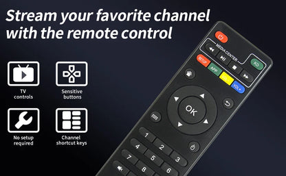 X96 Mini Universal Remote for Android TV Box, Compatible with MXQ Pro 4K, T95M, T95X, H96 Pro+ & More