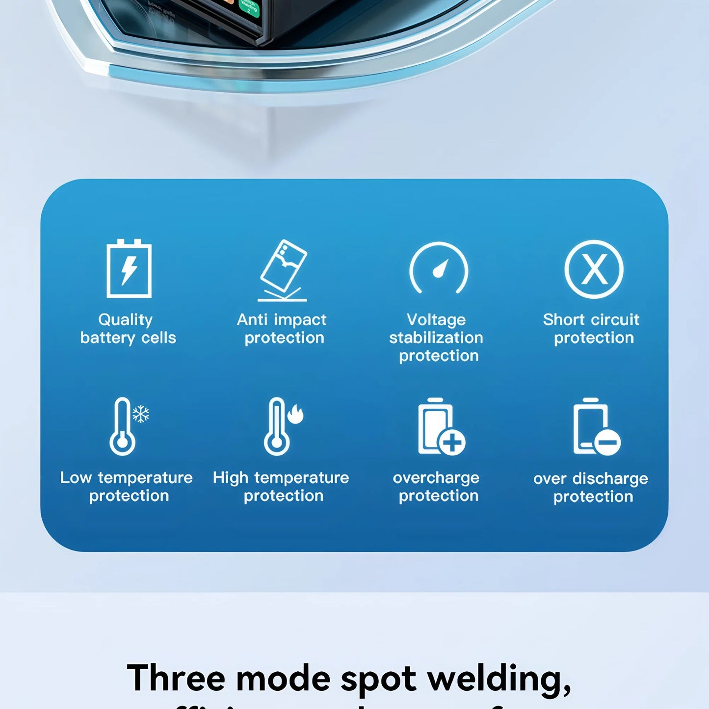 Awithz UK3 Portable Battery Spot Welder – DIY Mini 18650 Welding Machine, 10,000mAh, Welds Up to 0.4mm
