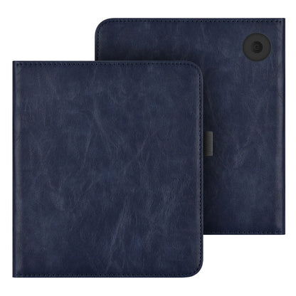 KOBO Libra 7" Leather Case – Hand Strap, Stand & Card Slot Cover for Libra Colour, Libra 2, Libra H2O (N428/N418/N873)