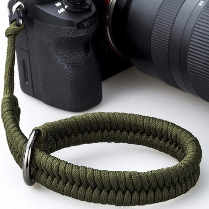 Camera Wrist Strap Hand Grip – Paracord Braided Strap for Pentax, Panasonic, Canon DSLR Cameras Accessories