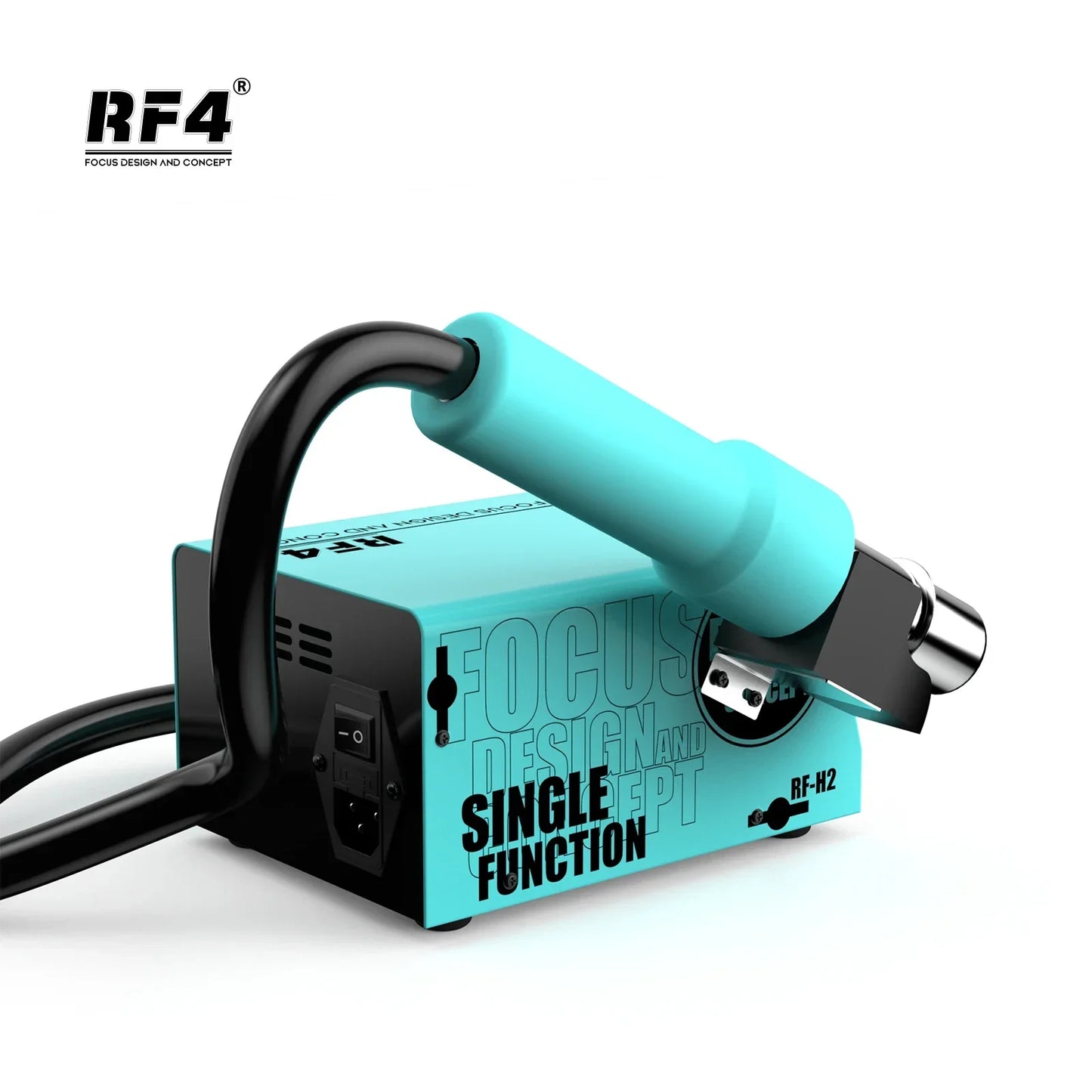 RF4 1000W Fast Desoldering Hot Air Gun - Digital Display Soldering Station for PCB Chip Repair, Intelligent BGA Rework