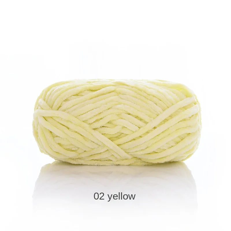 50g/Ball DIY Knitting Yarn – Soft Wool for Baby Scarf, Hat, Chunky Crochet Thread