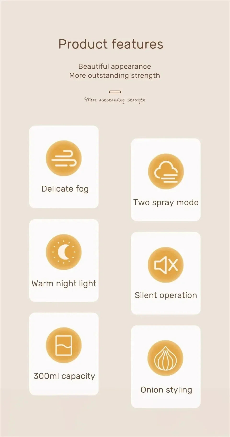 Creative Onion-Shaped Humidifier – Quiet Sleep Night Light, USB Air Humidifier for Desktop, Office & Air-Conditioning Rooms