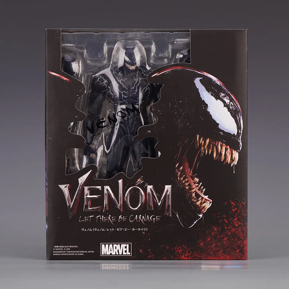 SHF Venom & Carnage Action Figures — Collectible Statue Dolls, Toy Models for Kids & Christmas Gifts