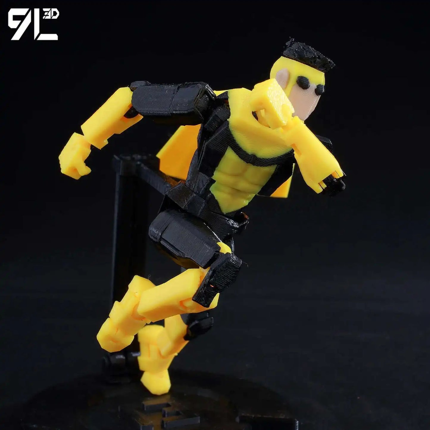 9L3D Lucky 13 Invincible Boy Eve Action Figure — 3D Printed Anime Model, Multi-Jointed Poseable Collectible Toy Gift for Fans