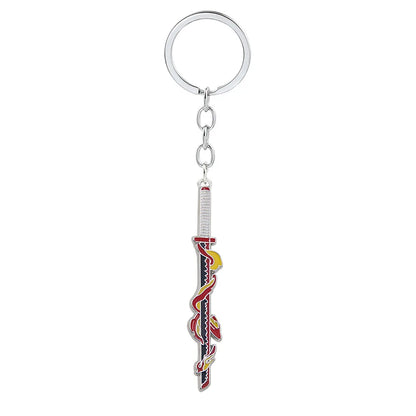 Anime Demon Slayer Sword Keychain – Mini Japanese Katana Enamel Pendant Souvenir Key Ring Bag Charm Exquisite Gift Decor