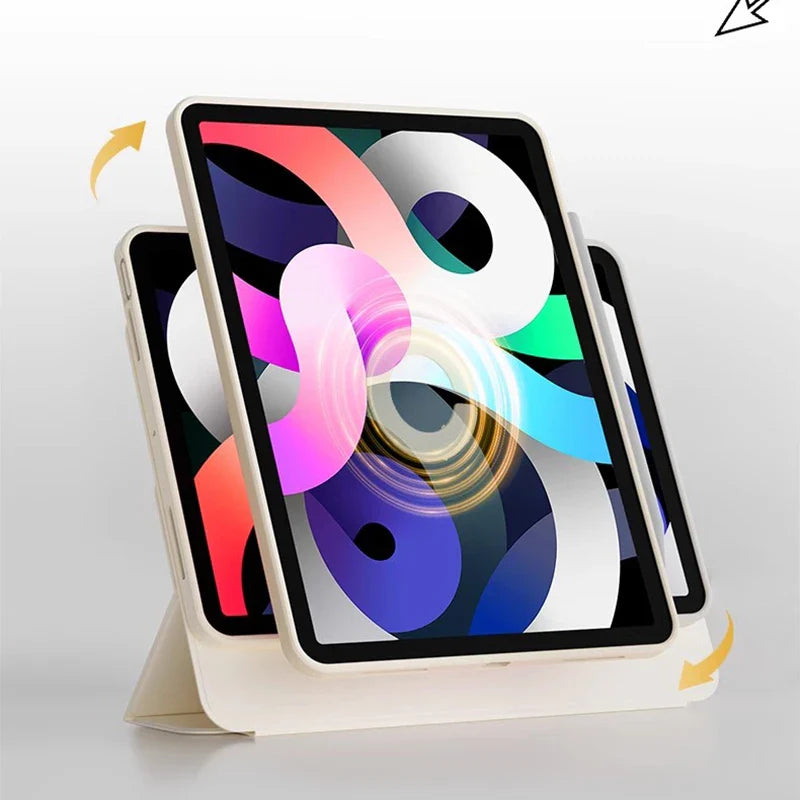 Magnetic Detachable Case for iPad Pro 11, iPad Air 2024-2025, M4 Pro 13, M2, 12.9 & Air 5th/4th - Protective Funda Cover
