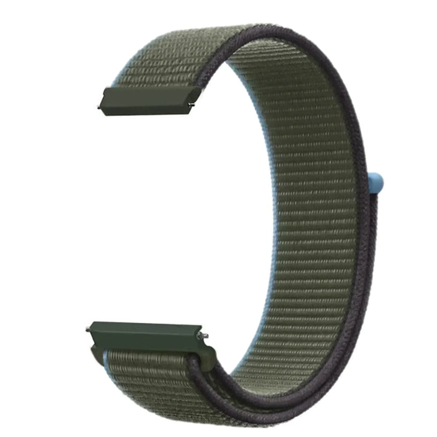 22mm Sport Nylon Loop Watch Band – Breathable Replacement Wristband for NORTH EDGE APACHE-46 Smartwatch, Durable Adjustable Strap