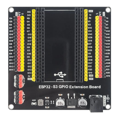 ESP32-S3 Development Board Kit – 2.4GHz WiFi & Bluetooth Module with Expansion Adapter, Type-C Interface (ESP32-S3-1 N8R2 N16R8 44-Pin)