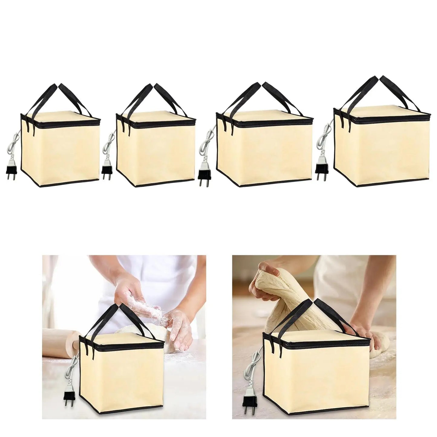 Dough Proofer Bin with Temperature Control – Sourdough & Pizza Dough Fermentation Container for Bread Baking Accessories