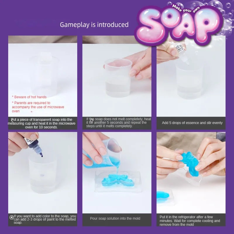 Children’s Magic Science Experiment Kit – DIY Soap STEAM Educational Toy for Kids & School Projects