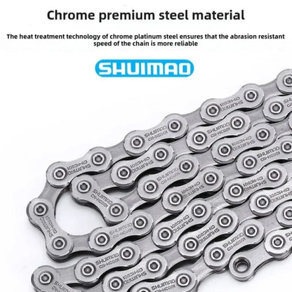 6-12 Speed Bicycle Chain – 10v/11v/12v MTB Mountain Bike Chain, 116/126L Original Bike Parts & Accessories