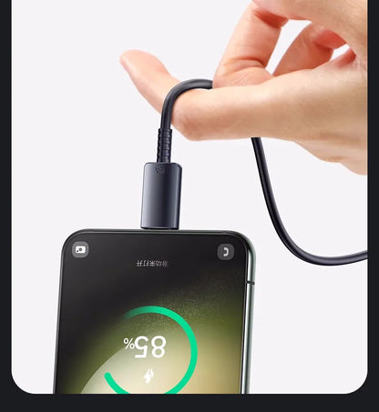 NNBILI 45W PD Fast Charging USB-C to USB-C Cable — Compatible with Samsung Galaxy S24/S23 Ultra/S22/S21/S20, Note20, A54/A53