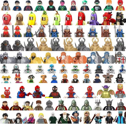 Marvel Superhero Mini Building Blocks – Captain America & Joker Two-Faced Man Movie Toy for Kids