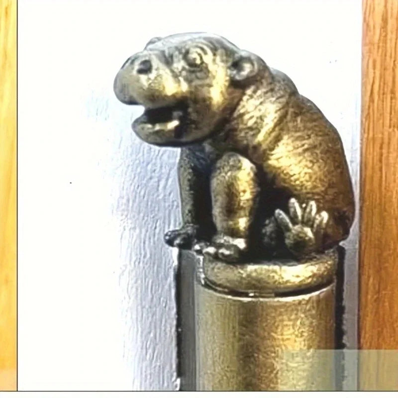 Bronze Animal Design Door Hinges & Magnetic Cabinet Decorations – Festival Home & Office Decorative Statues