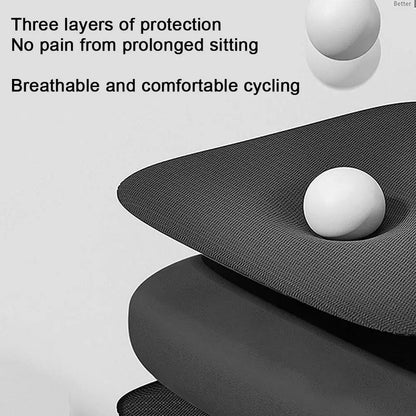 3D Motorcycle Seat Pad - Comfort Gel Cushion, Breathable Universal Shock Absorbing Seat Cover for Advanced Mountain Riding