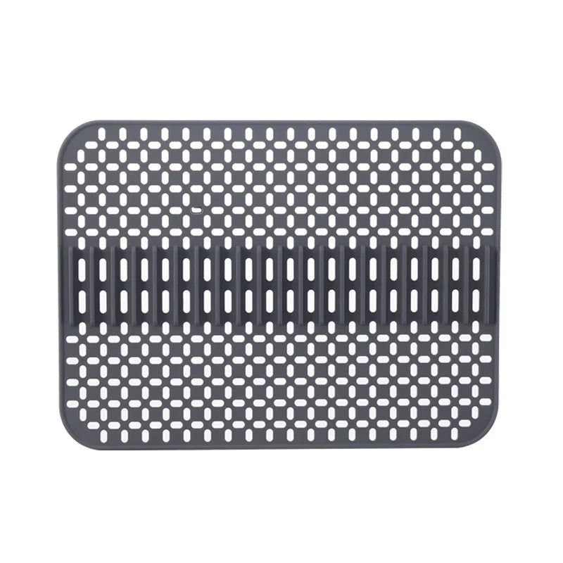 Food-Grade Silicone Hollow Insulation Mat – Non-Slip Kitchen Sink Protector & Desktop Table Mat