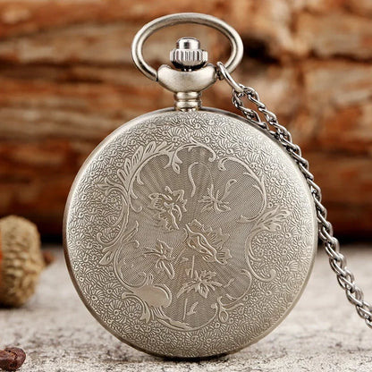 Eye of Providence Triangle Devil Quartz Pocket Watch - Gravity Bill Cipher Fall Time Gem Necklace Pendant Clock Gift