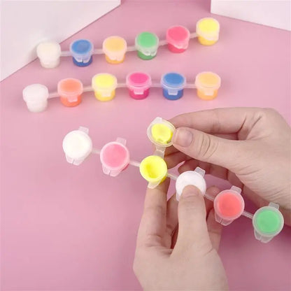 6 Colors Fluorescent Pigment Set - Glow-in-the-Dark Luminous Paint for Epoxy Resin & Acrylic DIY Festival Party Supplies