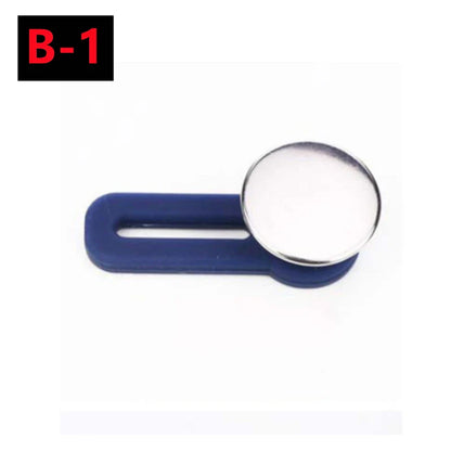 Adjustable Metal Button Extender for Jeans & Pants – Retractable Waistband Expander (1/5/10PCS Sewing Free)