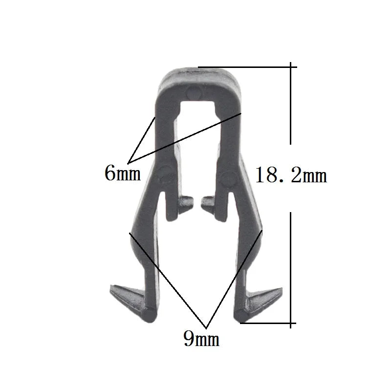 50Pcs Center Console Radio Dash Trim Clips - Bezel & Switch Retainers for Car Audio & Navigation