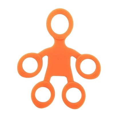 Silicone Finger Stretcher Trainer – 5-Finger Hand Grip Strength & Rehabilitation Exercise Tool for Musicians, Climbers & Therapy Use