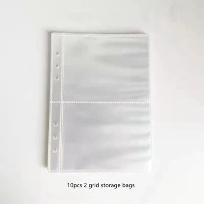 Candy Color A5 PU Leather Binder – Cute Kpop Photocard Album & Loose-Leaf Photo Card Storage Book