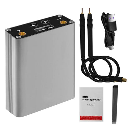 DH-30 Portable Spot Welder with OLED Screen – 30 Adjustable Gears, 5000mAh LiPo, Welds Up to 0.15mm Nickel Strip