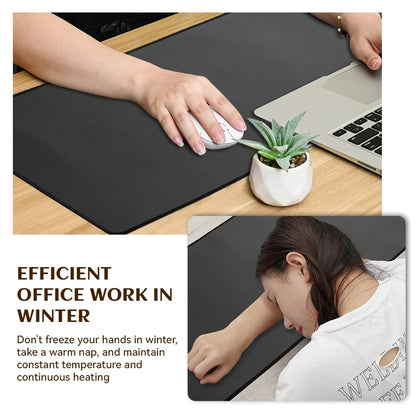 Adjustable Waterproof Electric Heating Pad - Intelligent Heated Mat for Home and Office
