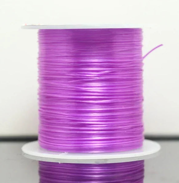 10M Strong Elastic Crystal Beading Cord – 1mm Stretch Thread for DIY Bracelets, Necklaces & Jewelry Making