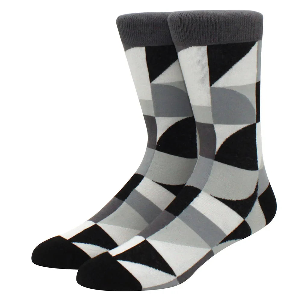 Men’s & Women’s Funny Beer Rainbow Socks – Skateboard Striped Pig Hip Hop Colorful Mid-Rise Casual Crew Cotton Socks, Unisex Fashion Novelty Socks