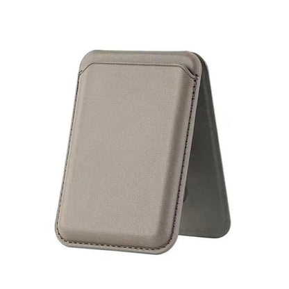 Strong Magnetic Leather Wallet with Hidden Stand – MagSafe Case & Card Holder for iPhone 13, 14, 15 Pro Max