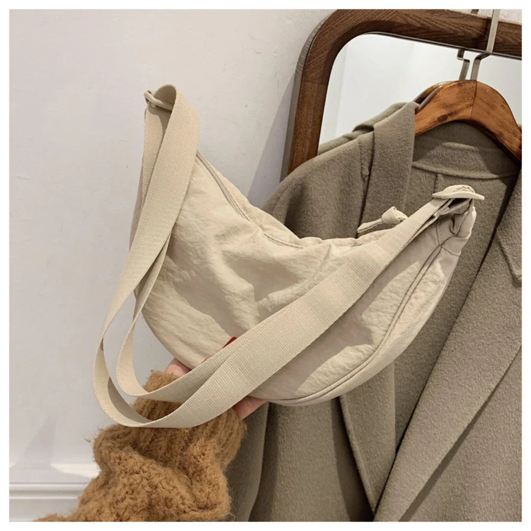 Designer Nylon Crossbody Hobo Bag for Women: Casual Shoulder Bags with Large Capacity Tote - Ideal Lady Travel Shopper Purse