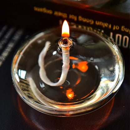 Transparent Glass Round Candle Holder: Elegant Table Decoration for Christmas, Valentine's Day, Wedding Dinners & More