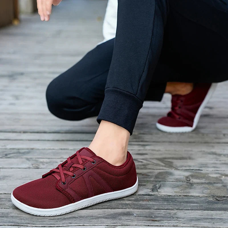 Men's Wide Fit Barefoot Sneakers – Minimalist Zero Drop Cross Trainers with Wide Toe Box for Relaxed, Natural Movement