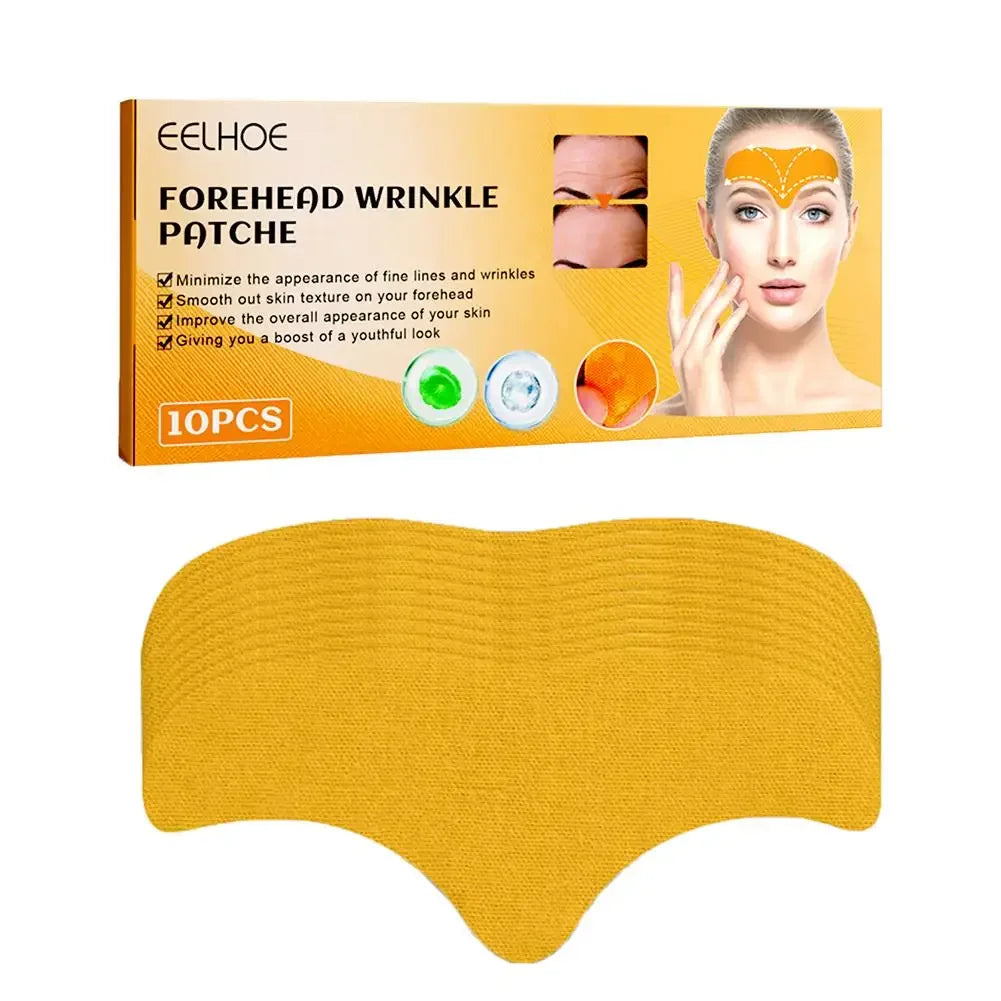 10-100pcs Forehead Wrinkle Patches — Anti-Wrinkle Gel Skin Care Patches for Natural Forehead Line Removal