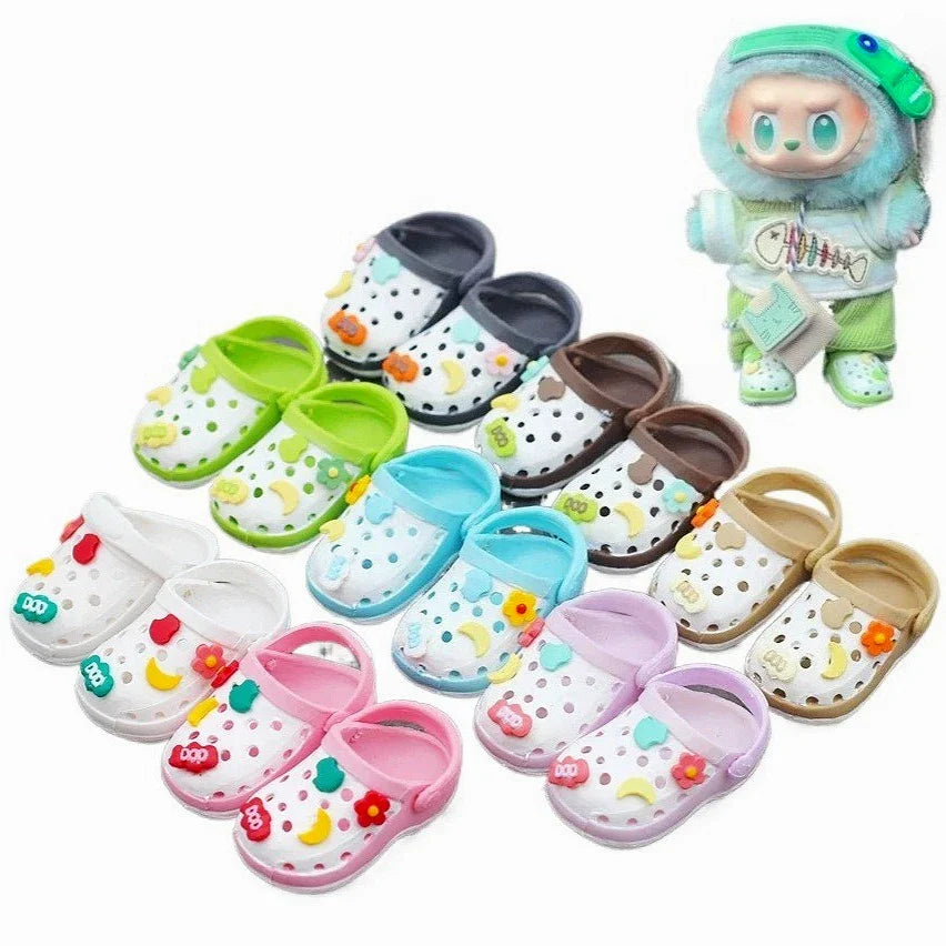 LABUBU 3.0 Slipper Shoes for 17cm Cotton Dolls – Casual Sports Boots & DIY Doll Accessories