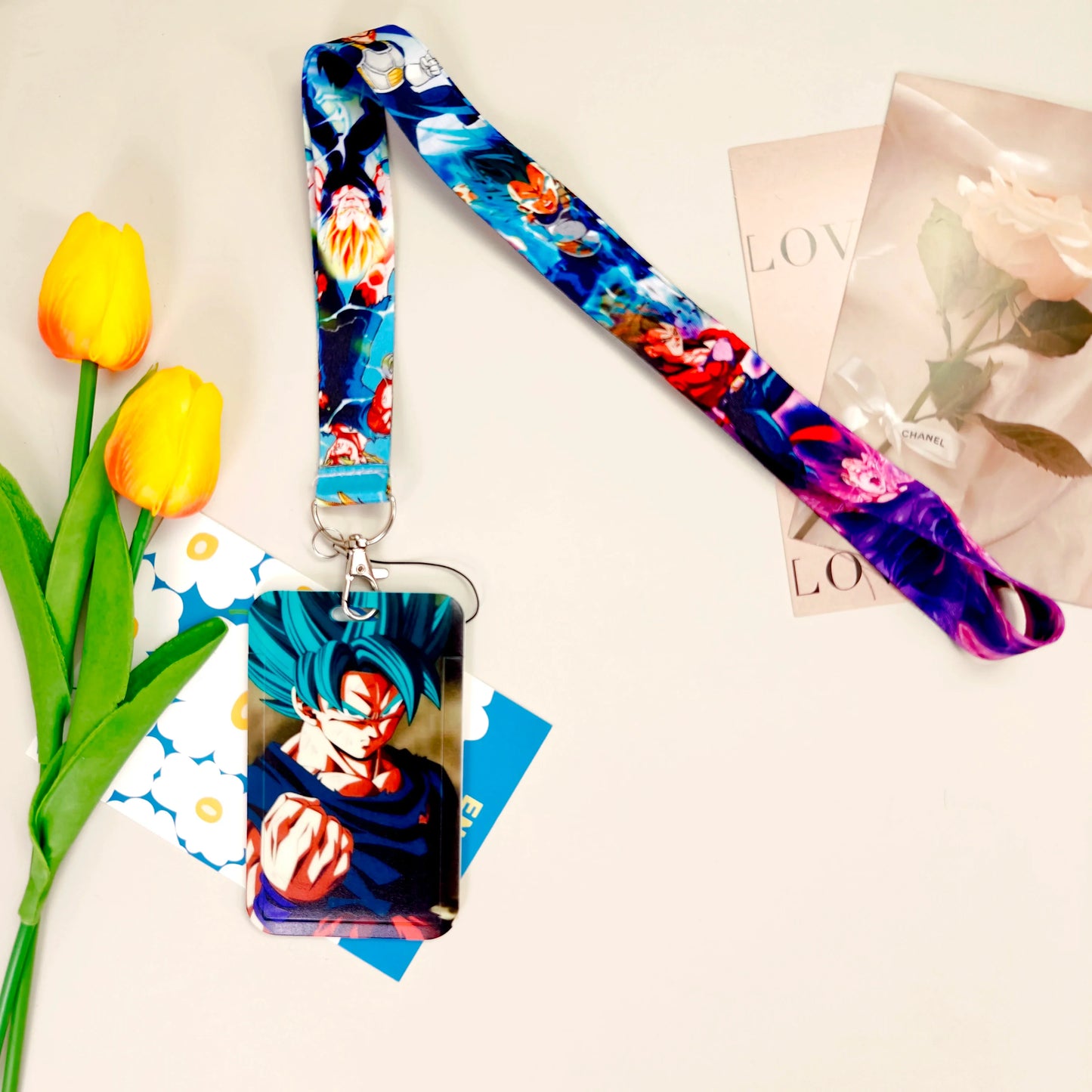 Dragon Ball Anime Lanyard – Credential Holder for Key, Card, Badge & Gym Keychain Accessories Gift