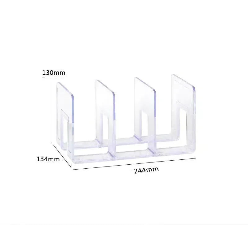 Acrylic Handbag Storage Rack – Transparent Divider Organizer for Luxury Bags Display & Storage