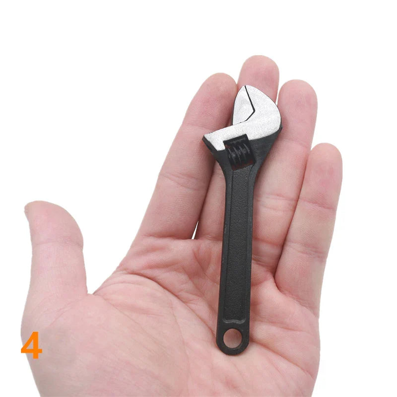 Mini Adjustable Spanner Wrench Set – 2.5/4 Inch Open-End Portable Hand Tools
