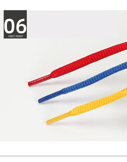 Oval & Semicircle Sneakers Shoe Laces – Classic Woven Round Shoelaces for Adult Unisex Casual & Sports Shoes