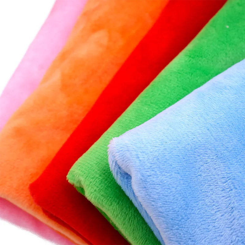 160CM/63" Wide Minky Plush Fabric – Super Soft Flannel Fabric for DIY Dolls, Toys, and Crafts, Sold by the Meter